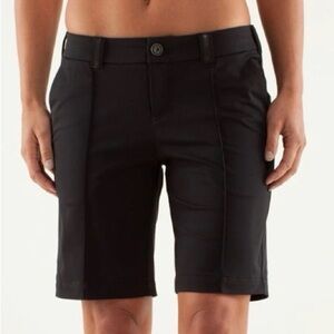 Lululemon Women’s Club Short Black Golf Tennis Pickleball Summer Size 10